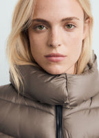 Midi Quilted Anorak With Hood