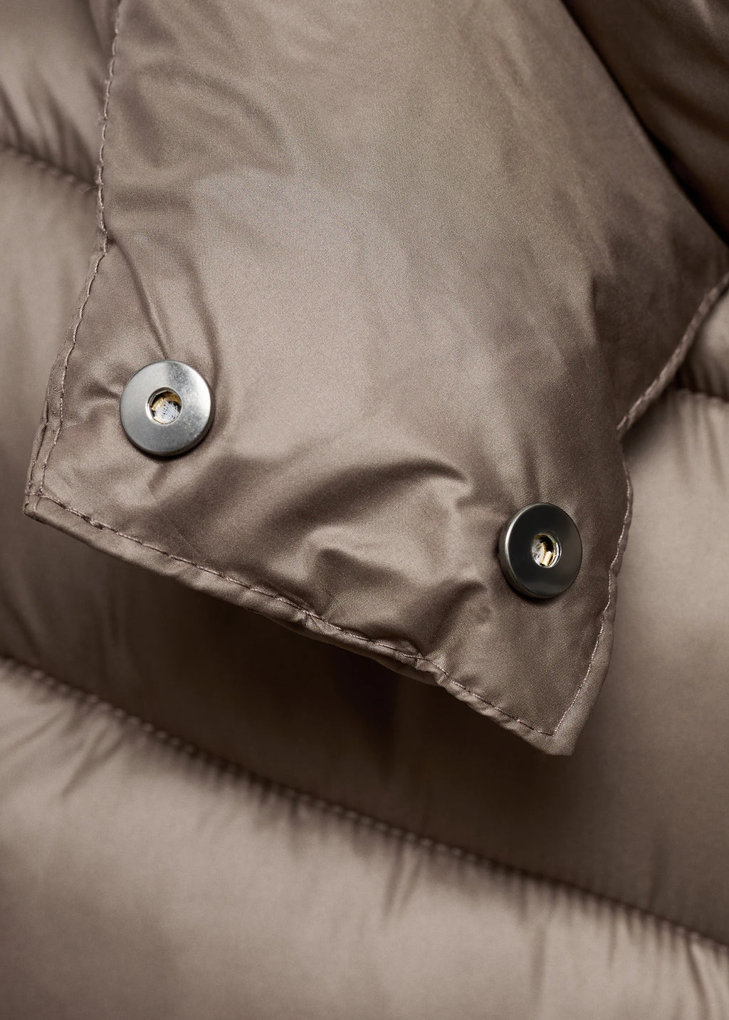 Midi Quilted Anorak With Hood