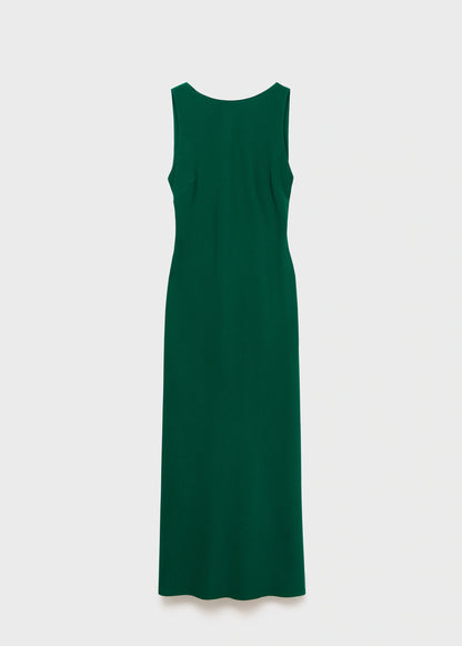 Midi Dress With Open Back