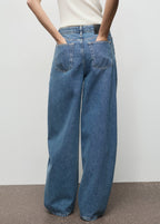 Mid Rise Balloon Jeans