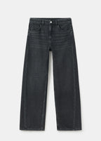 Mid Rise Barrel Jeans