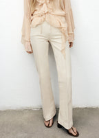 Mid Rise Flared Jeans