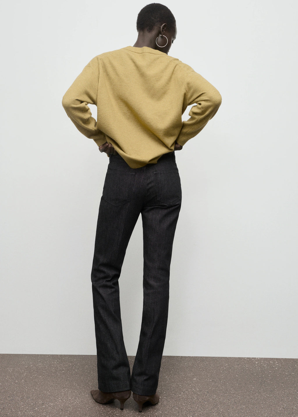 Mid Rise Flared Jeans