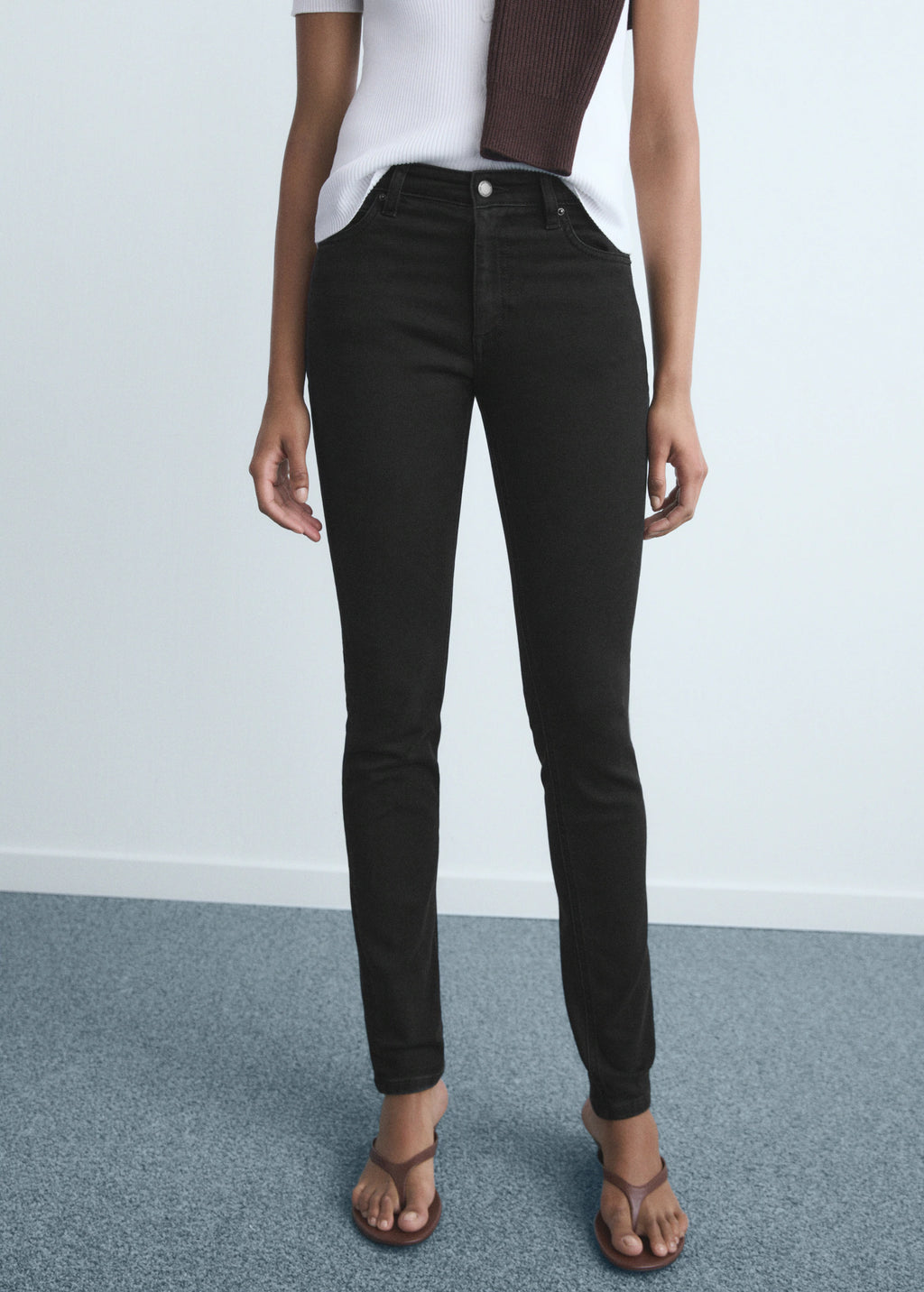 Mid Rise Skinny Jeans