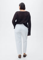 Mid Rise Straight Jeans