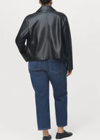 Mid Rise Straight Jeans