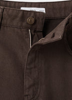 Mid Rise Straight Jeans