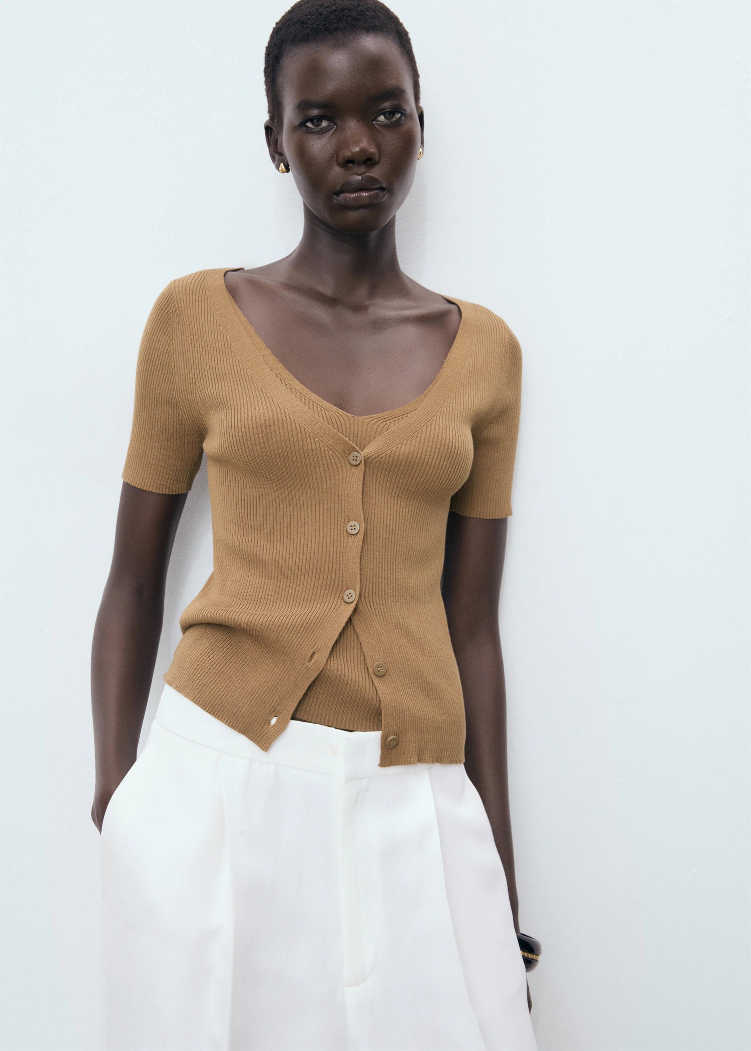 Mixed Ribbed Sweater