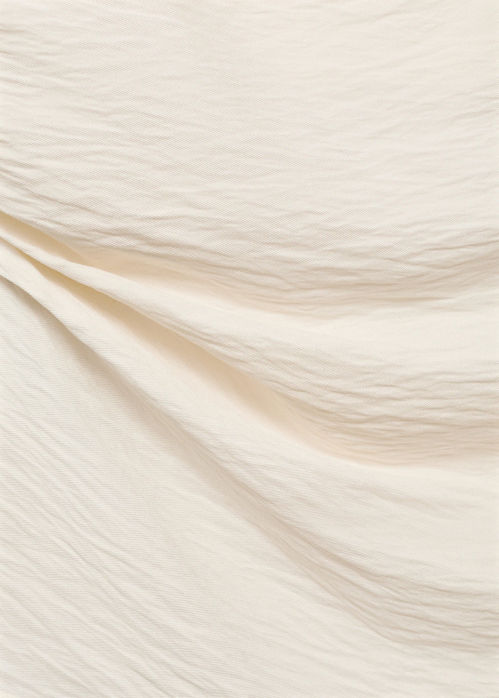 Modal Blouse With Asymmetrical Collar