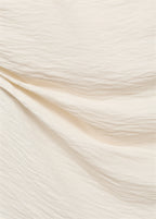 Modal Blouse With Asymmetrical Collar