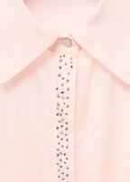 Modal Shirt With Rhinestones