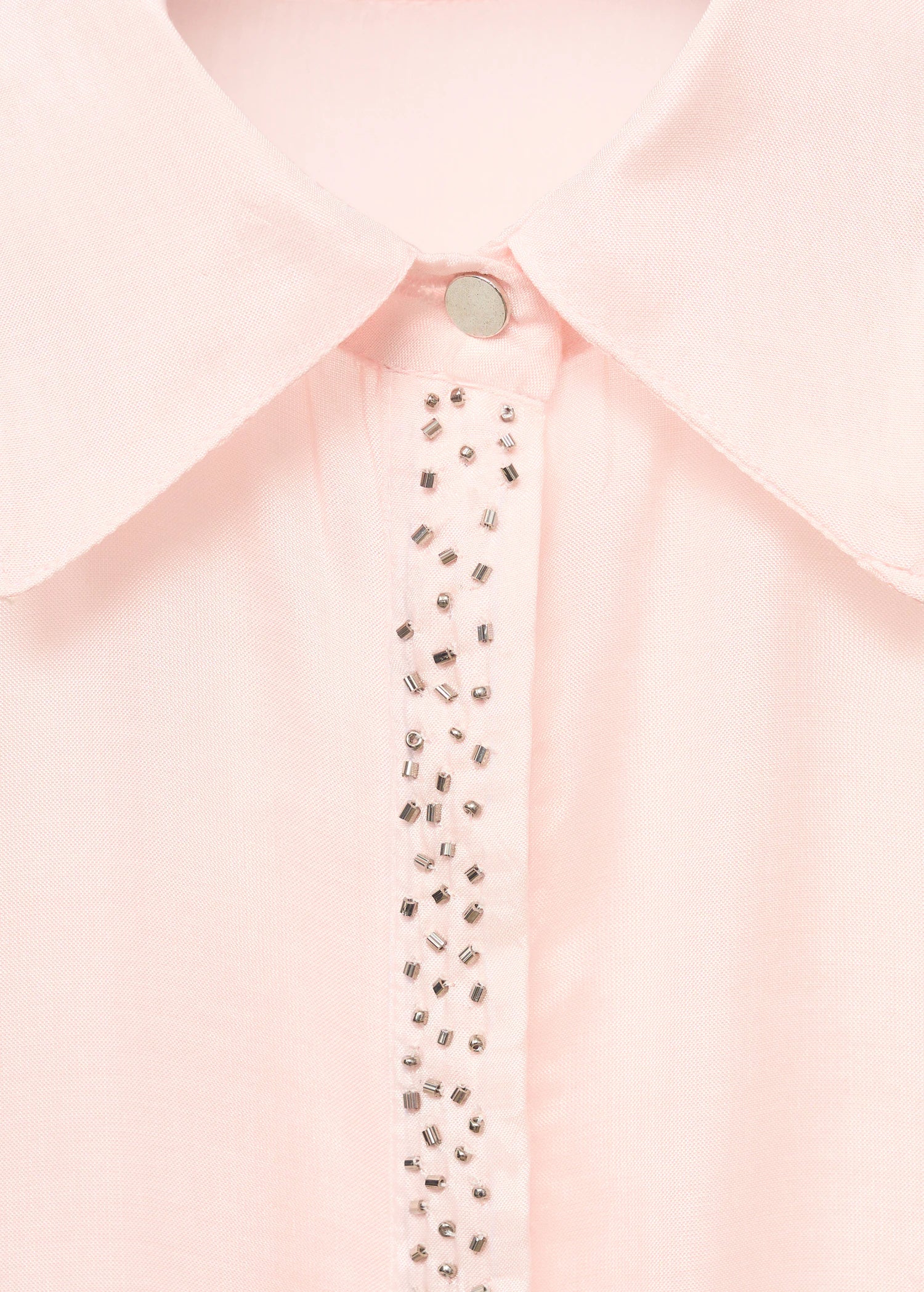 Modal Shirt With Rhinestones