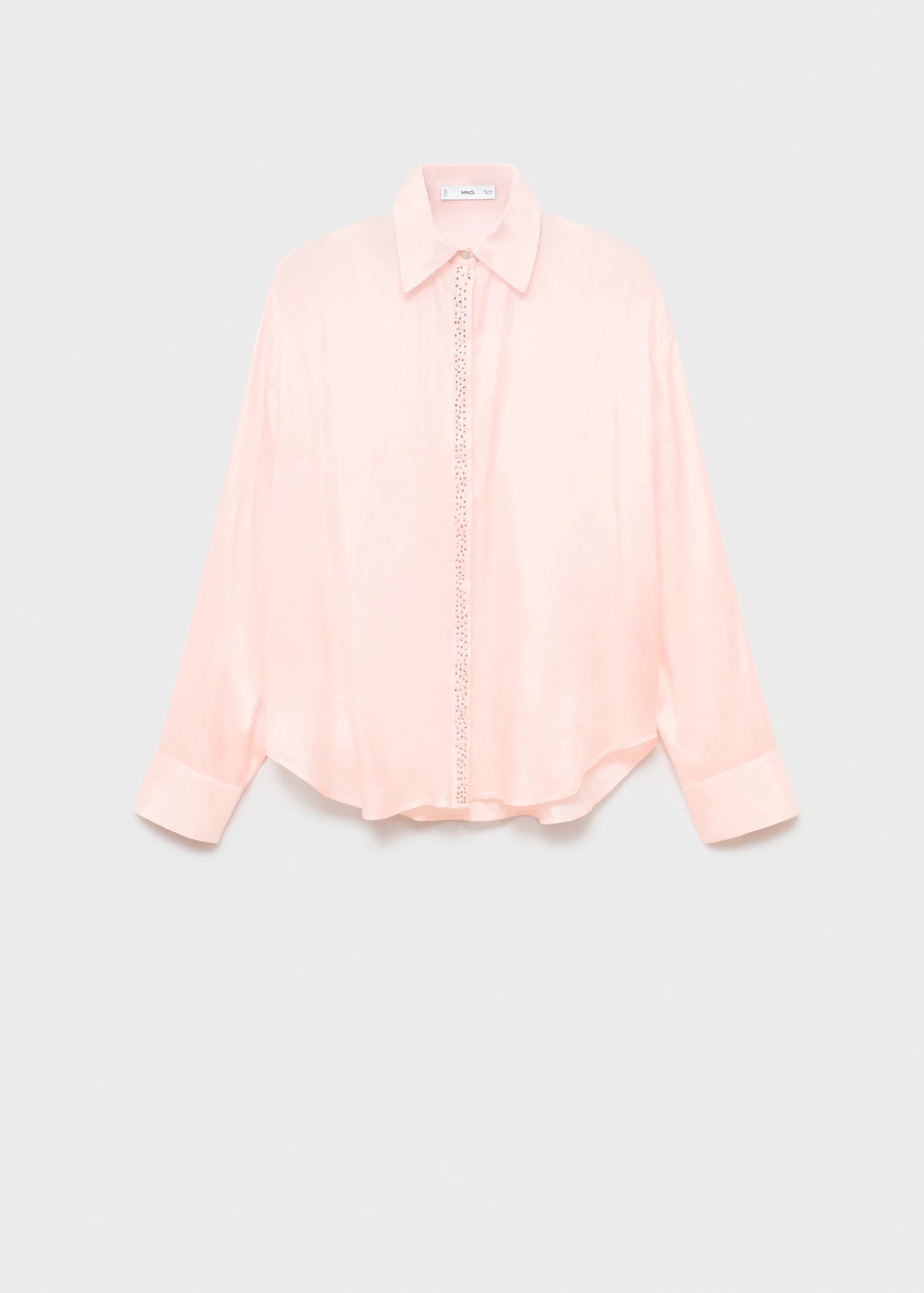 Modal Shirt With Rhinestones