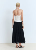 Open Back Cotton Top