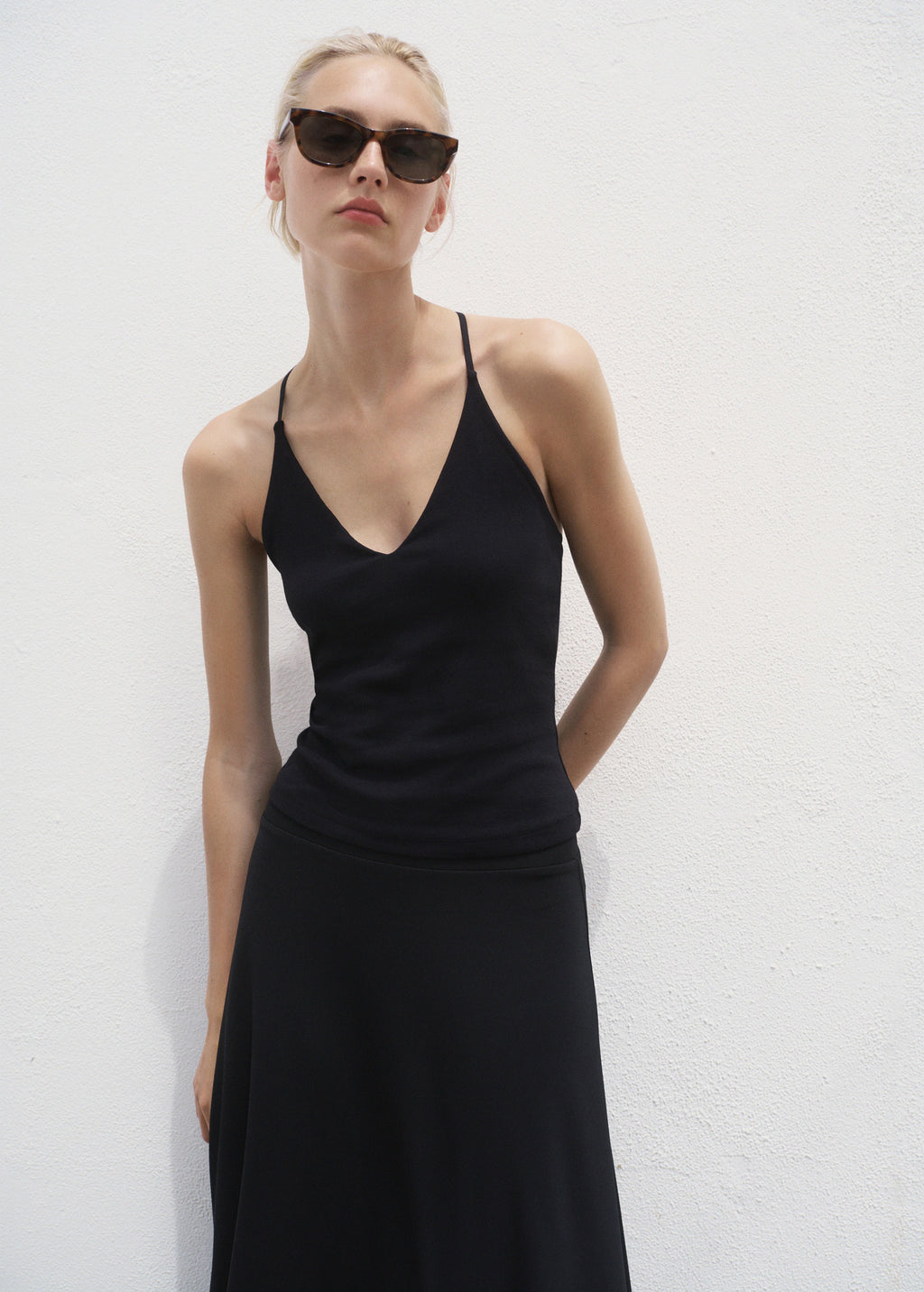 Open Back Cotton Top