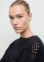 Openwork Knit Sweater