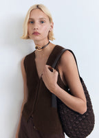 Openwork Knitted Waistcoat