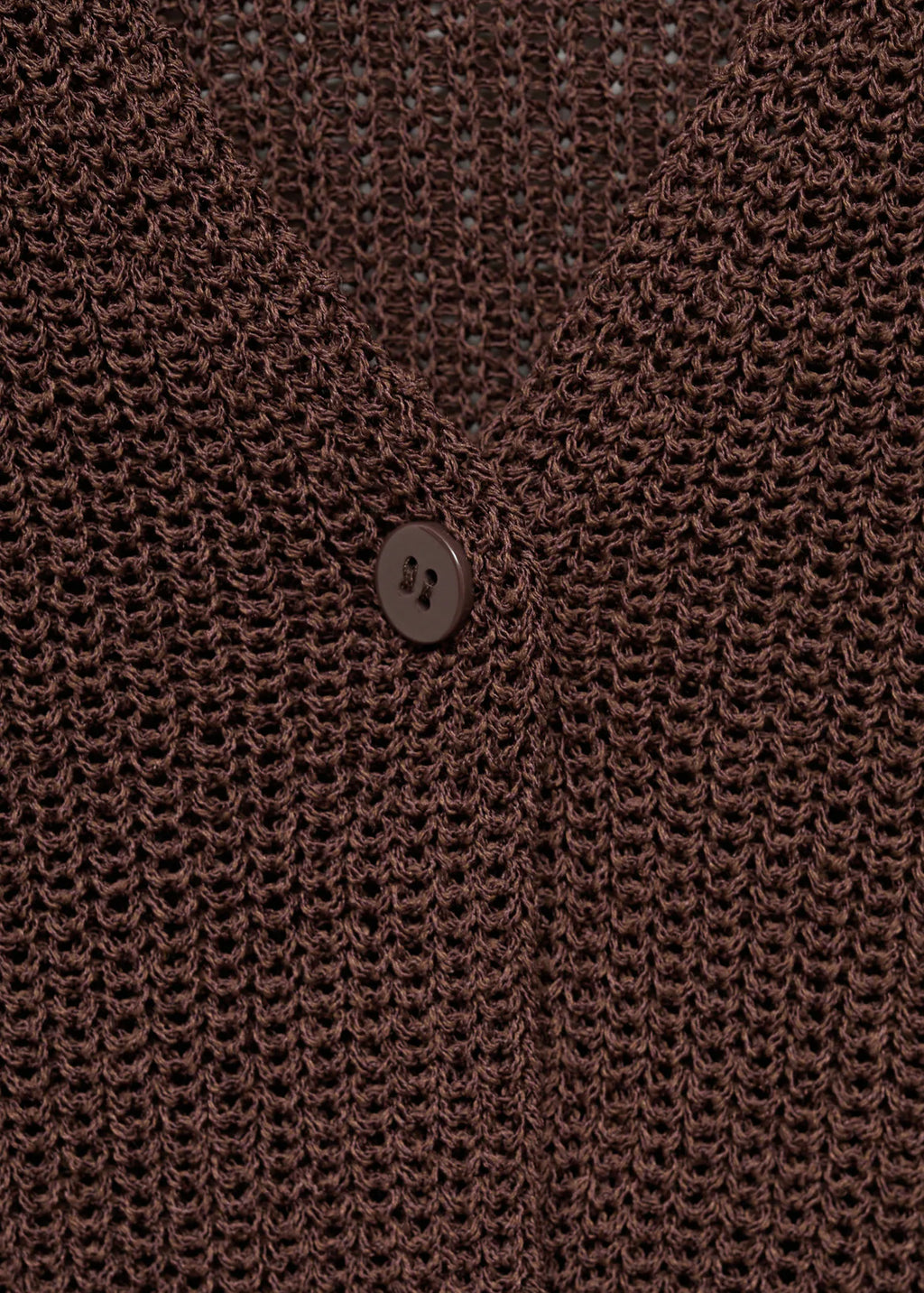 Openwork Knitted Waistcoat