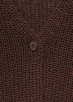 Openwork Knitted Waistcoat