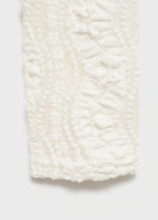 Openwork Sweater With Perkins Collar