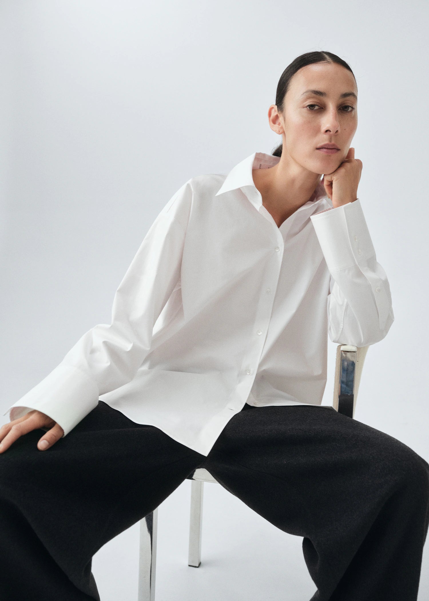 Oversize Poplin Shirt