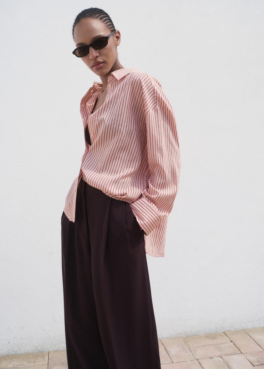 Oversize Striped Shirt