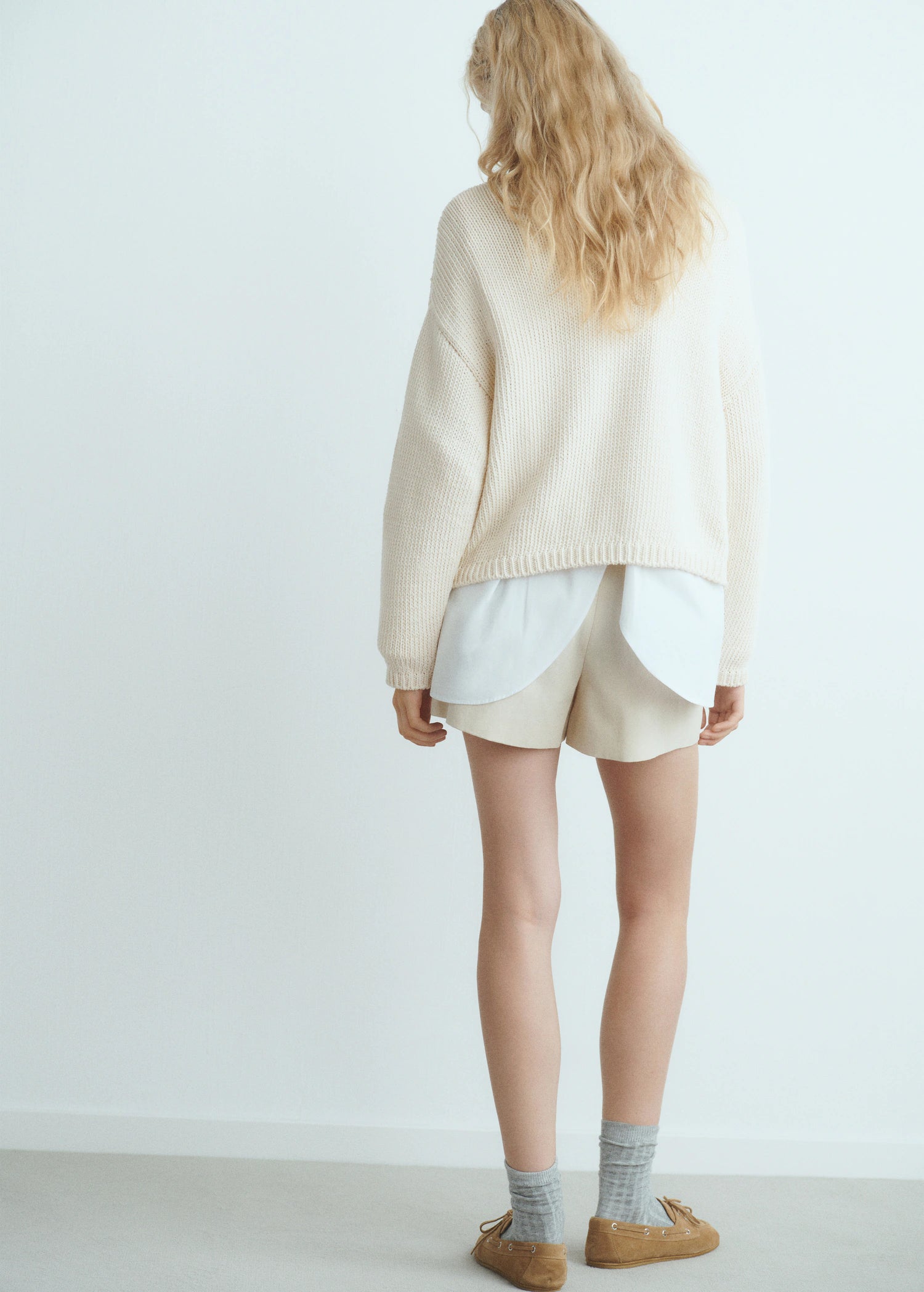 Oversized Cable Knit Sweater