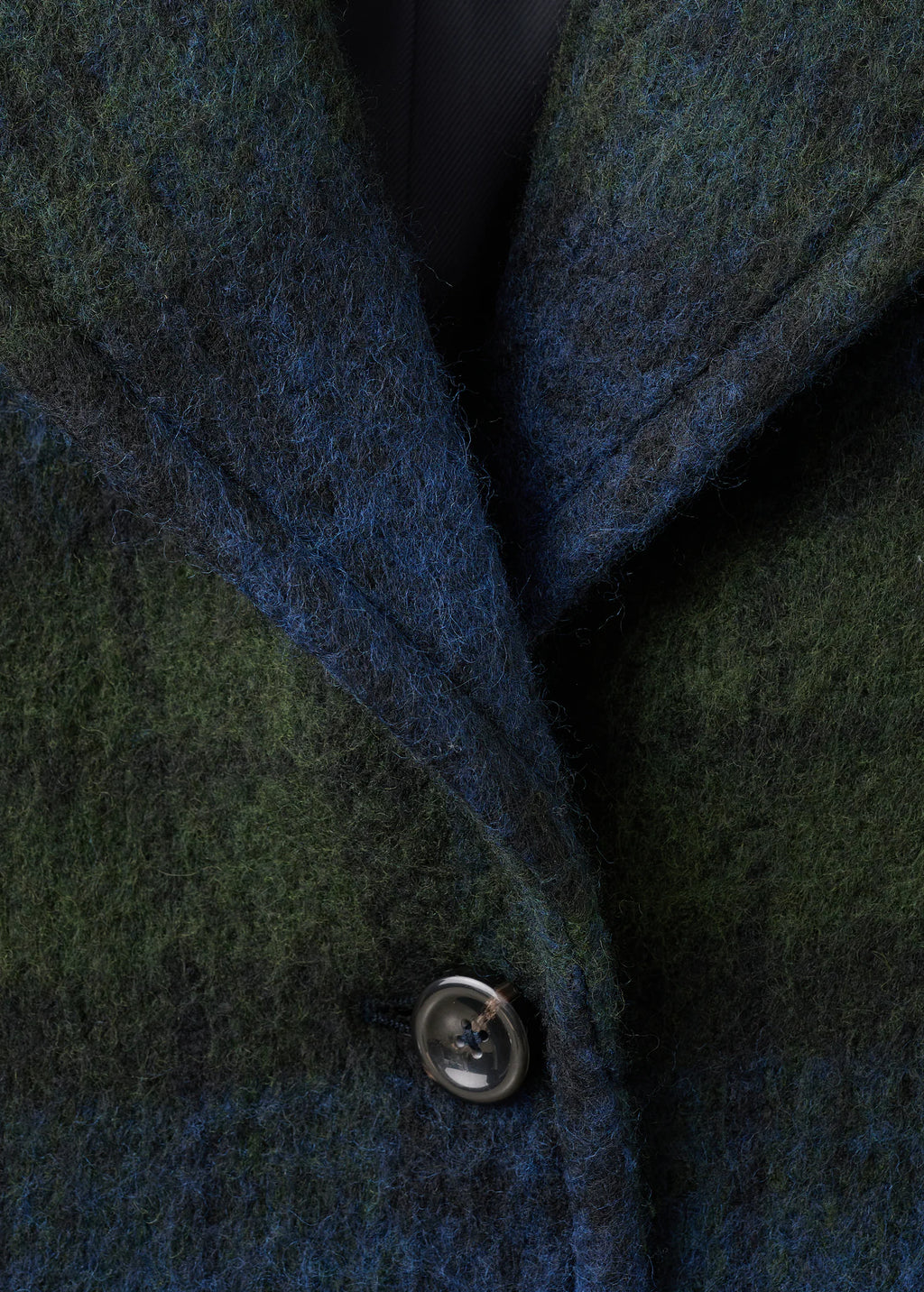 Oversized Check Coat