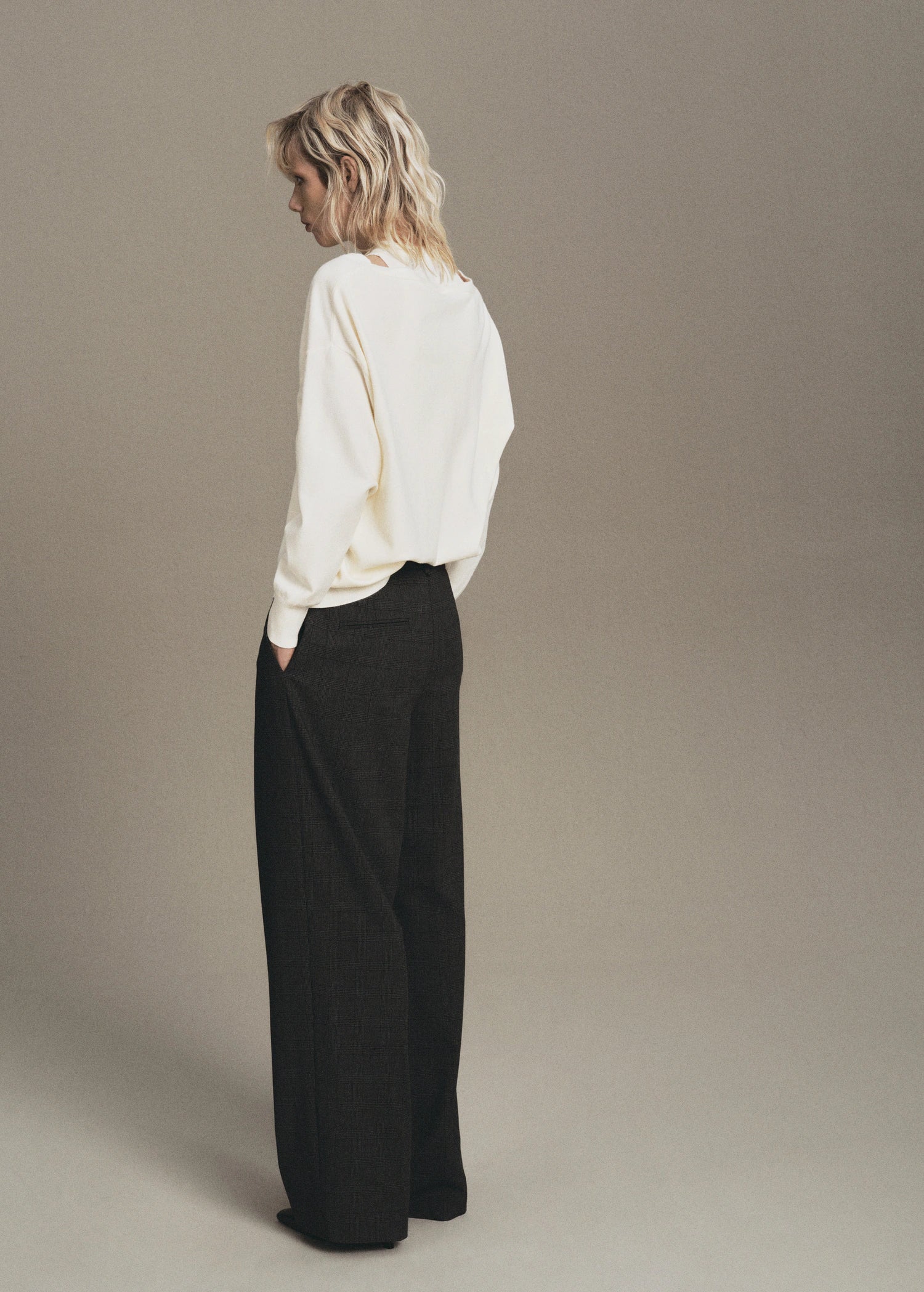 Oversized Combined Sweater