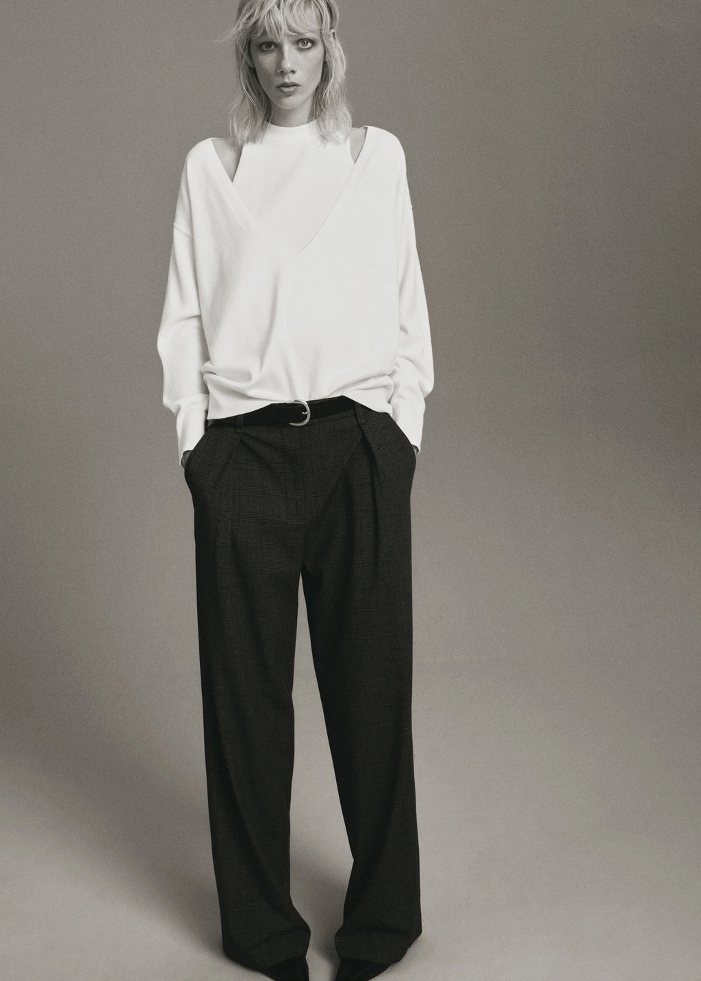 Oversized Combined Sweater