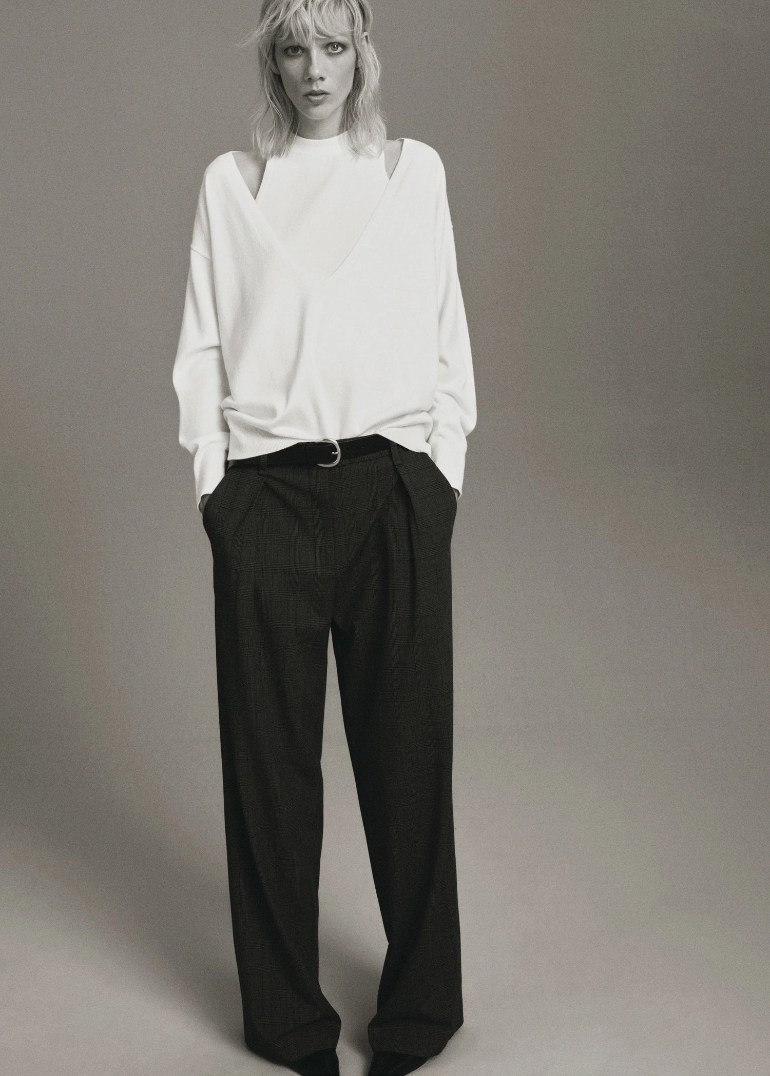 Oversized Combined Sweater