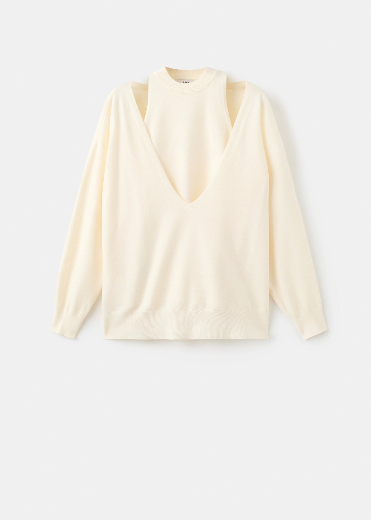 Oversized Combined Sweater