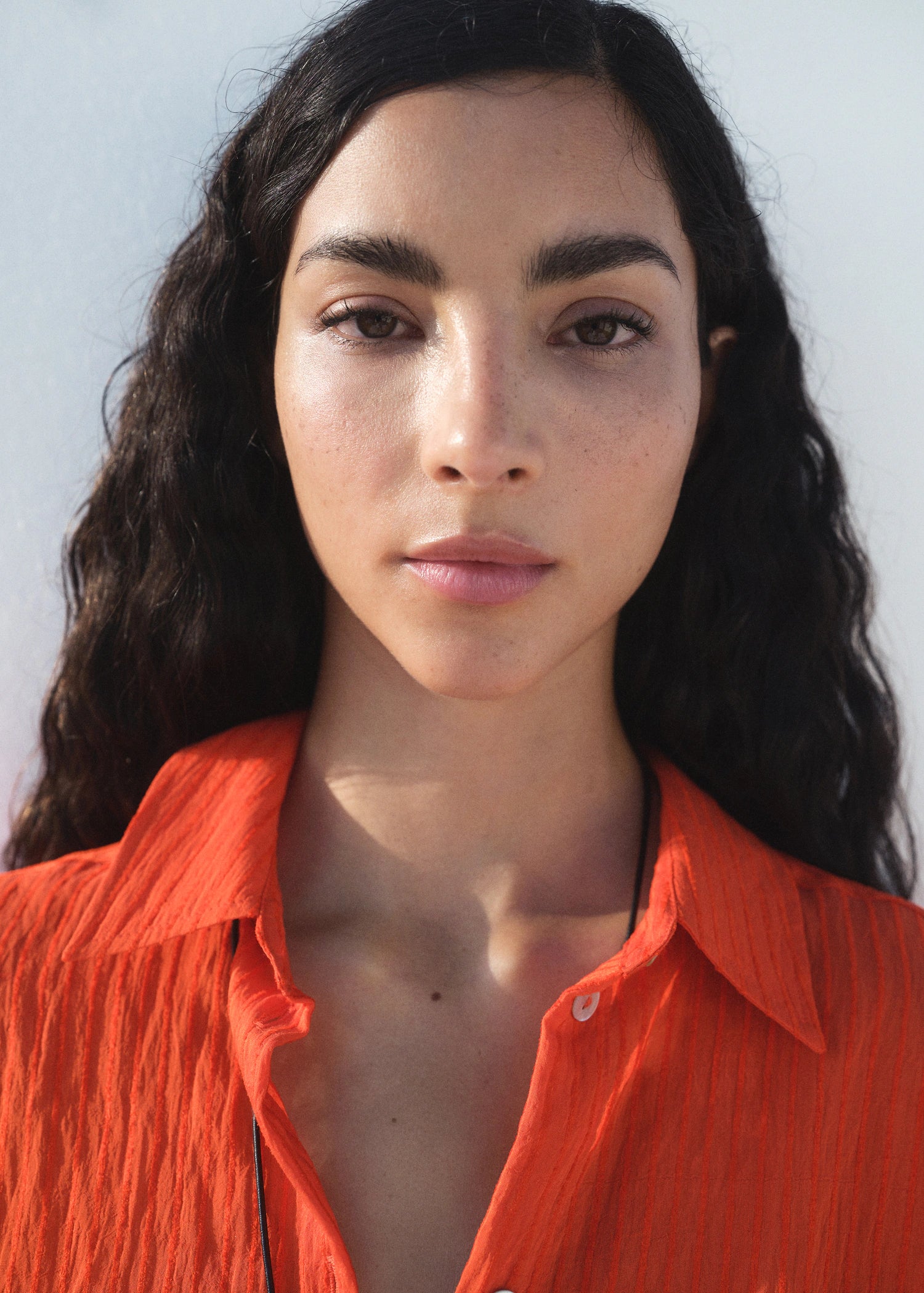 Oversized Crinkled Effect Shirt