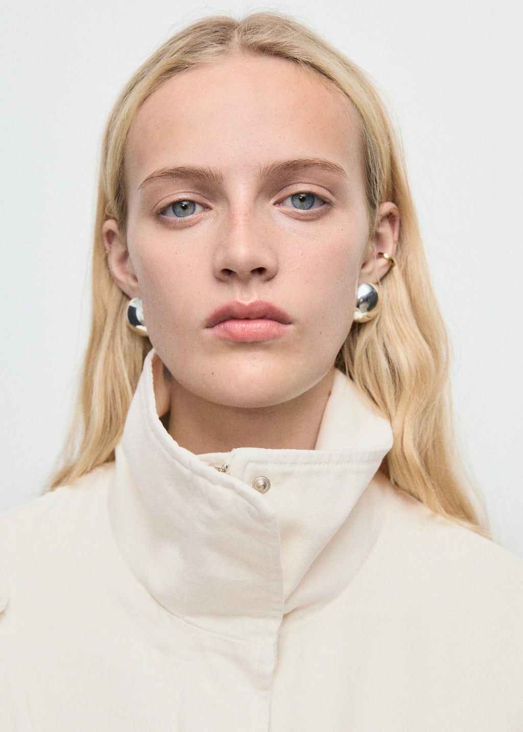 Oversized Denim Parka With Pockets