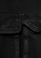 Oversized Denim Parka With Pockets