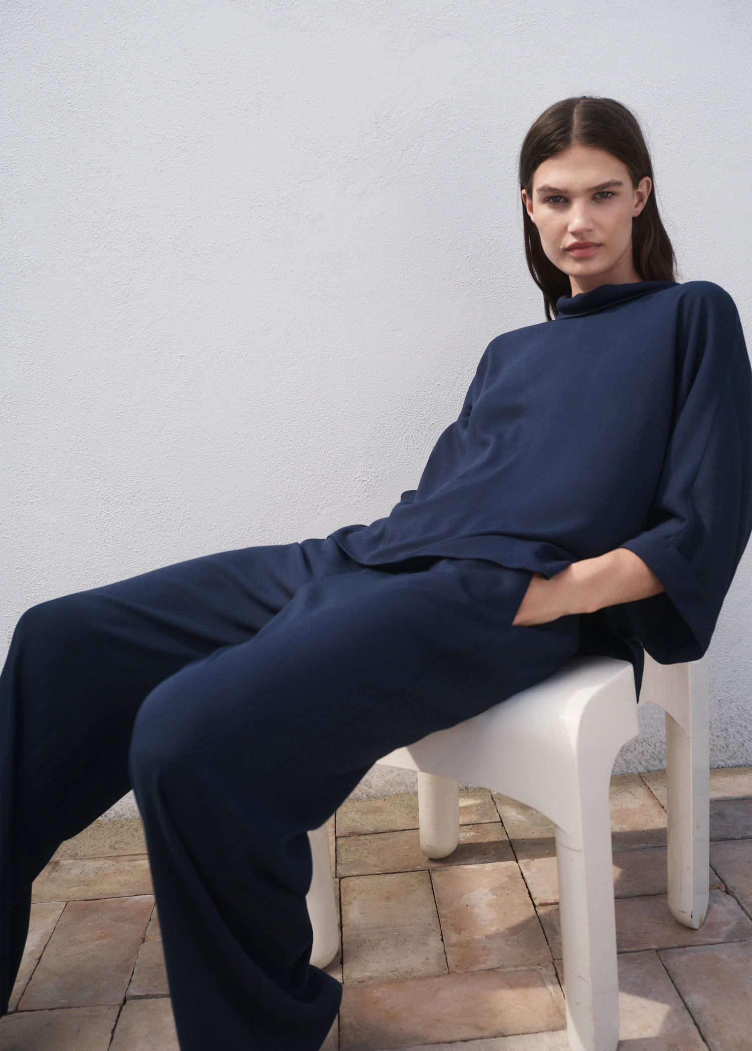 Oversized Flowing Blouse