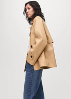 Oversized Parka With Epaulettes