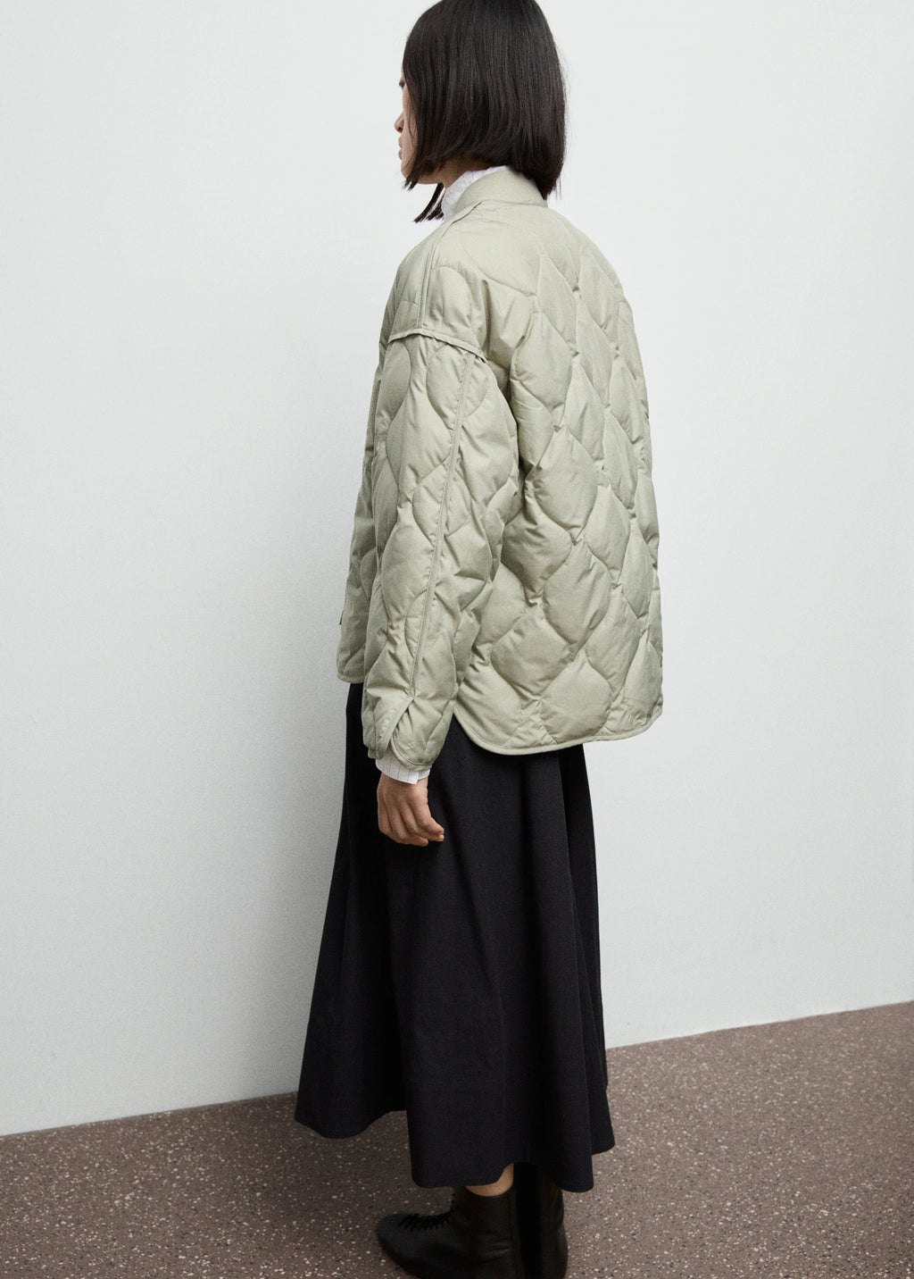 Oversized Quilted Anorak