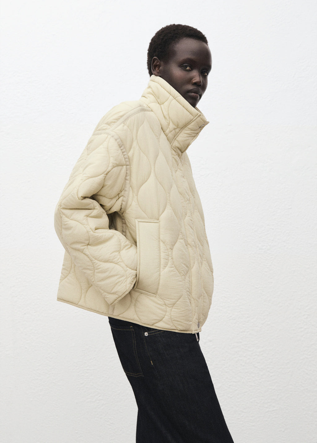 Oversized Quilted Anorak