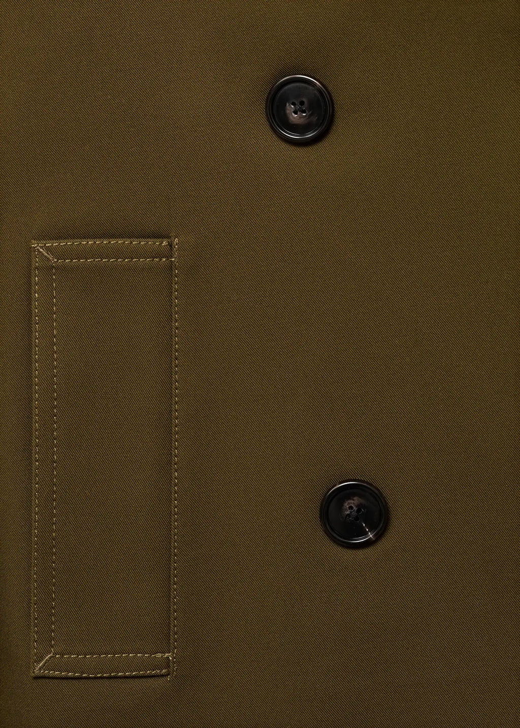 Oversized Short Double Breasted Trench Coat