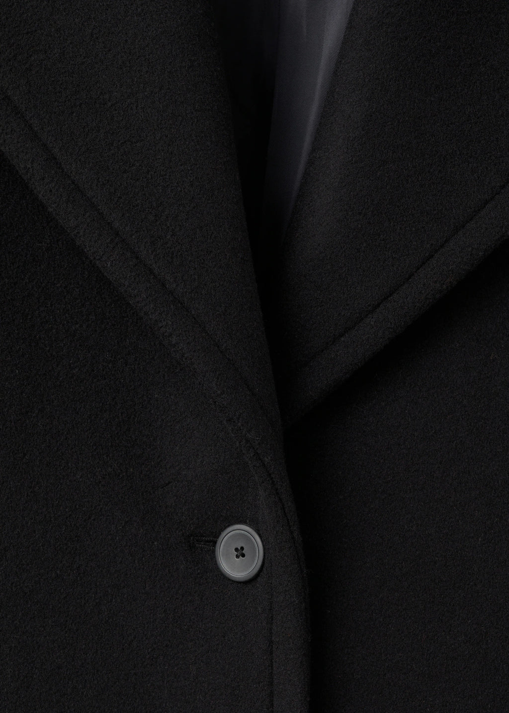 Oversized Short Wool Coat