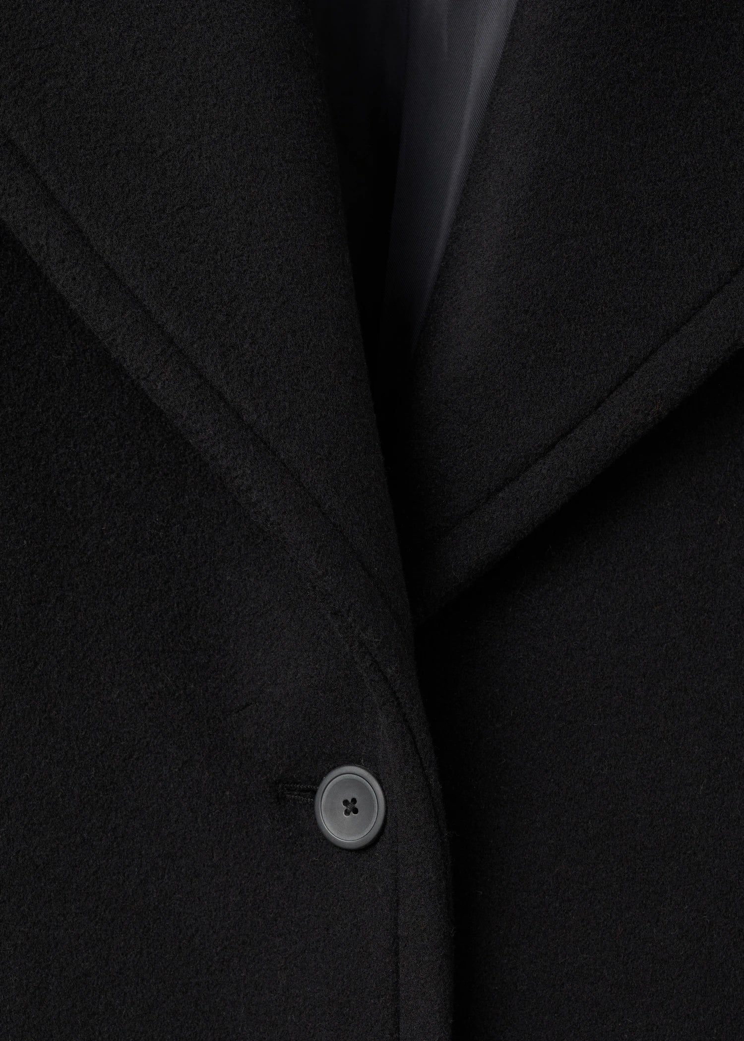 Oversized Short Wool Coat