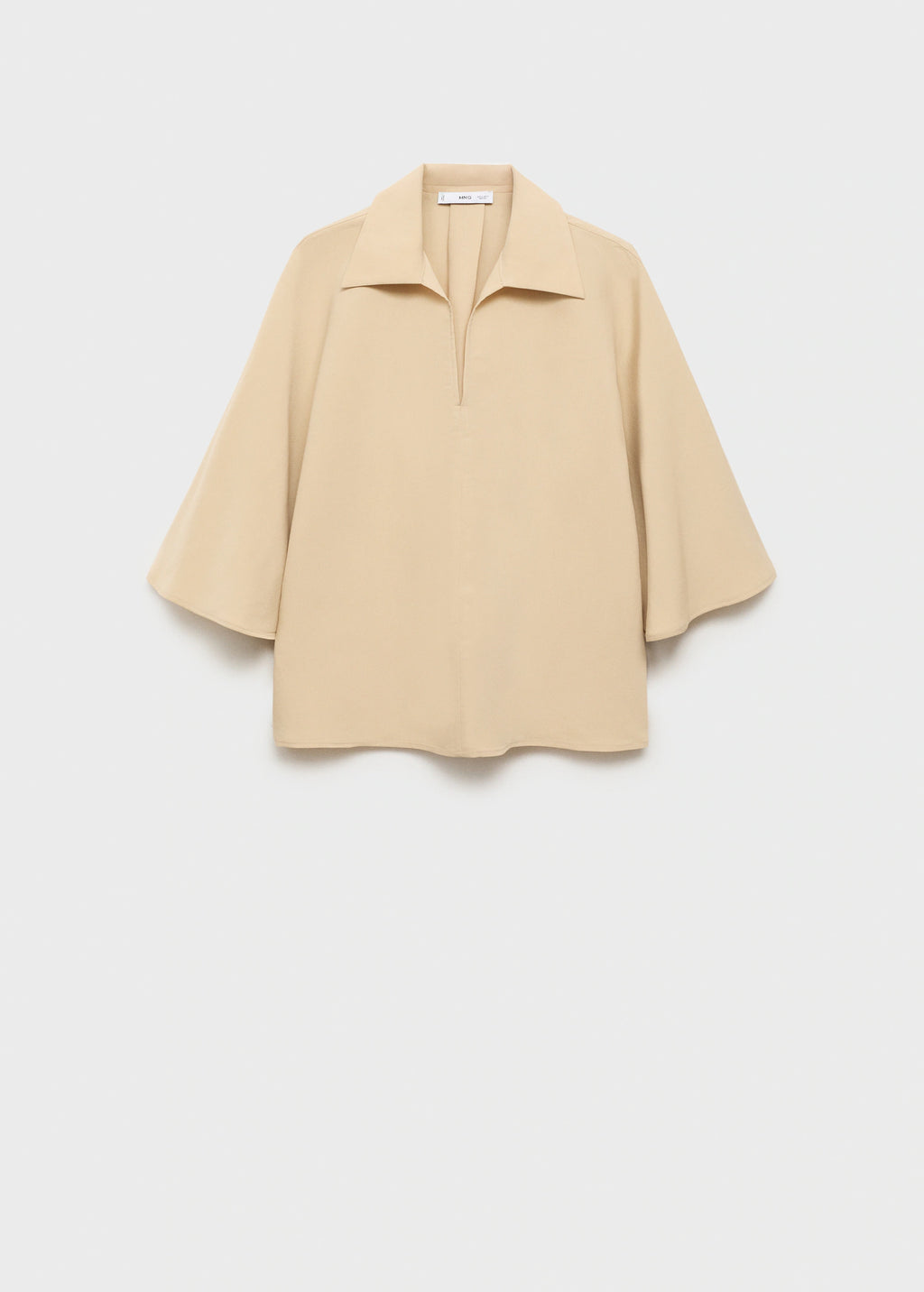 Oversized Three Quarter Sleeve Shirt