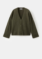 Oversized V Neck Cardigan