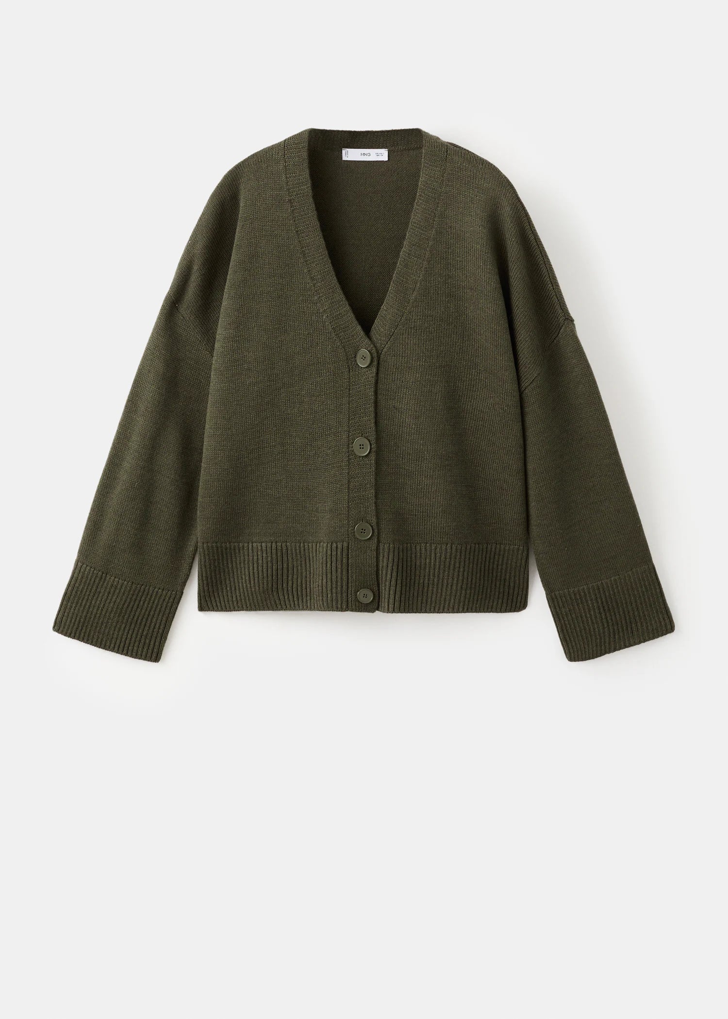 Oversized V Neck Cardigan