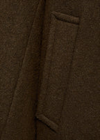 Oversized Wool Coat With Maxi Lapels