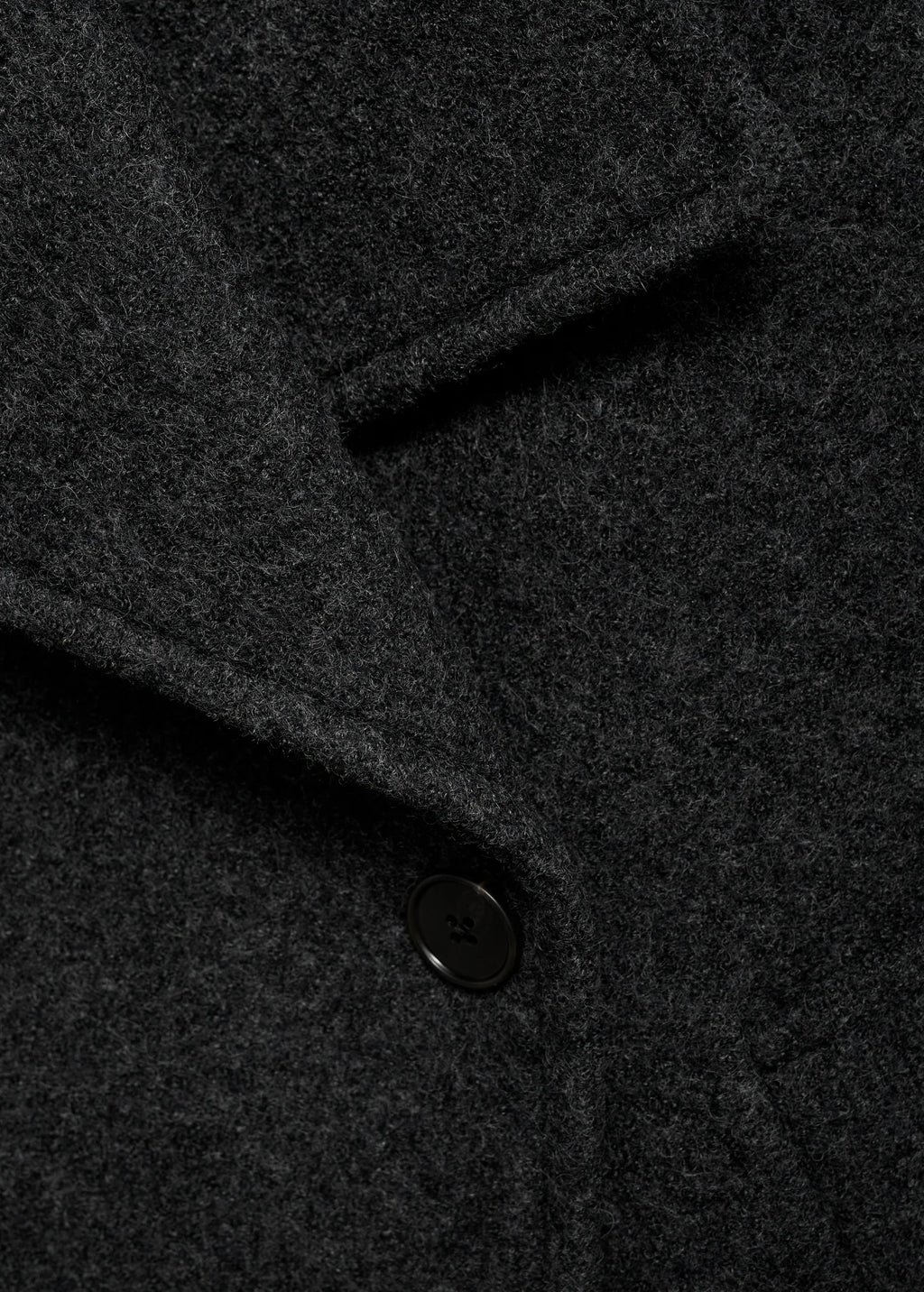 Oversized Wool Coat With Maxi Lapels