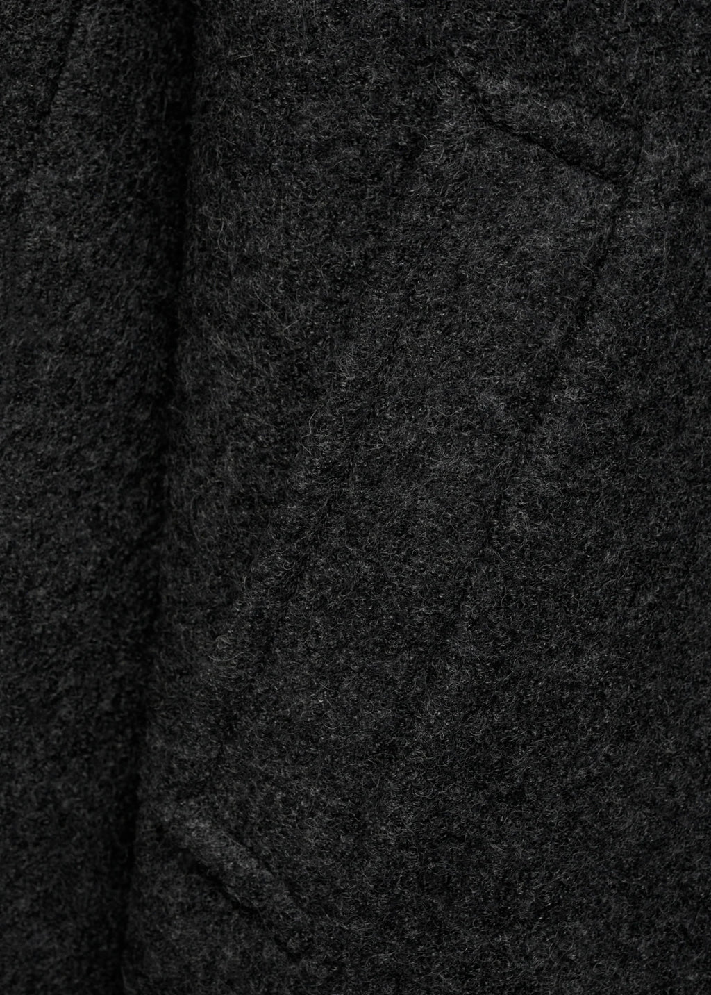 Oversized Wool Coat With Maxi Lapels