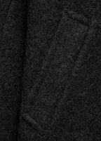 Oversized Wool Coat With Maxi Lapels