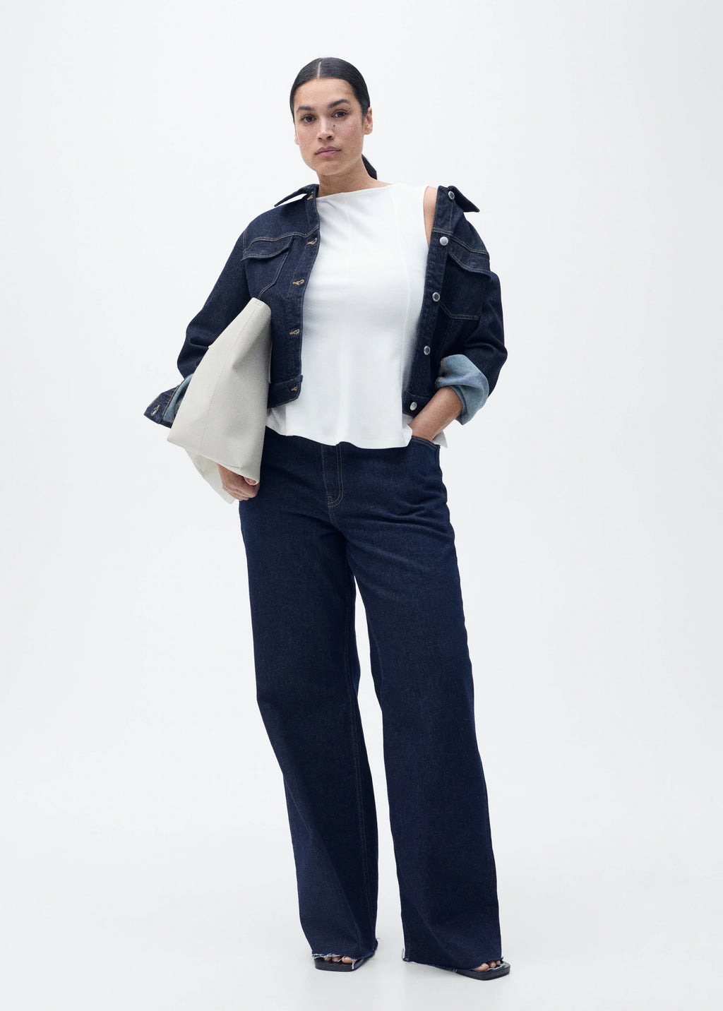 Peplum Top With Seam Detail